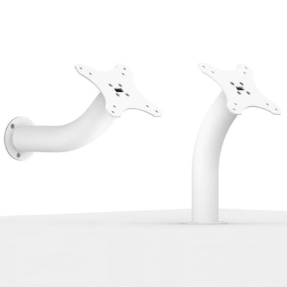 VidaMount White Enclosure and Fixed Neck Wall/Table Surface Mount [Bundle] Compatible with iPad Pro 11" (1st Gen) & Air 10.9" (4th Gen) - color: White, size: iPad Pro 11" (1st Gen) & Air 10.9" (4th Gen)