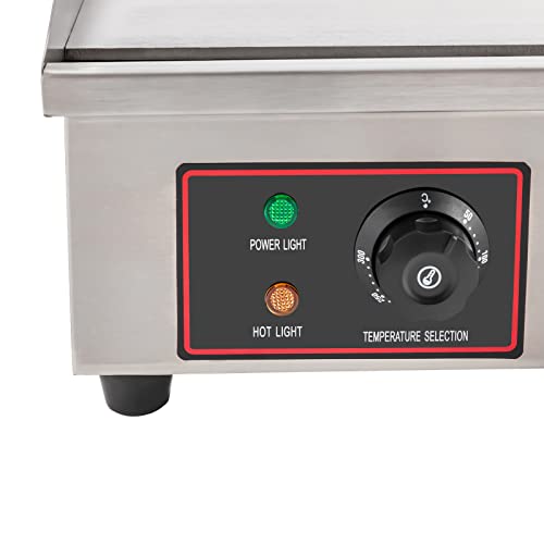 3000W Commercial Electric Flat Top Griddle Countertop Teppanyaki Grill - color: 3000W, 28.7"x15.7"