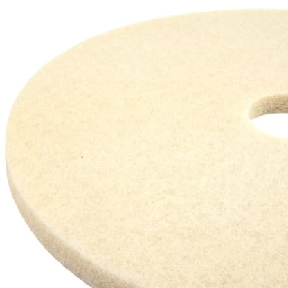 SUNMAX 22" White Burnishing Pad (Pack of 5) (White) - color: White