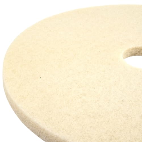 SUNMAX 22" White Burnishing Pad (Pack of 5) (White) - color: White