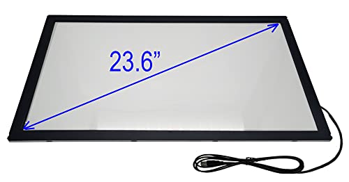 Chengying 23.6 inch (16:9) Infrared Multi-Touch Overlay - IR Touch Frame - 23.6" Infrared Touch Panel - USB Interface - with Protective Glass - size: 23.6 inch