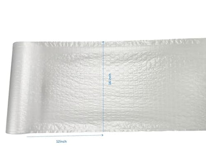 Air Cushion Machine Film Small Bubble Pillow Packaging Padding Roll | 984ft x 16" x 12” | 0.8" Super Small Bubble size