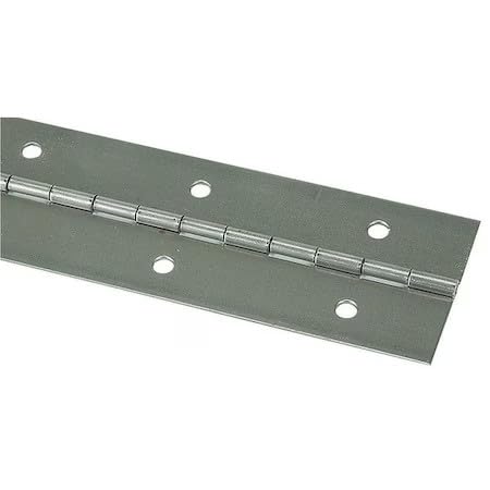 4PB12 Heavy Duty Steel Piano Hinge 1" W×72" L Full Surface Mount