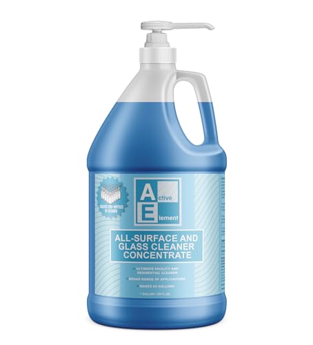 All Surface and Glass Cleaner Concentrate – Makes 64 Gallons | All Purpose Cleaner, Floor Cleaner, Bulk Concentrate - size: 1 Gallon (Pack of 1)