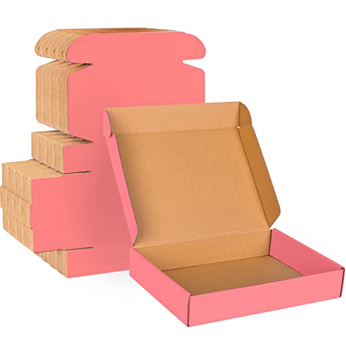 11x8x2 Pink Cardboard Corrugated Boxes 30 Pack, Shipping Boxes for Small Business Mailing Boxes, Mailer Packaging Boxes - color: Pink, size: 11 x 8 x 2