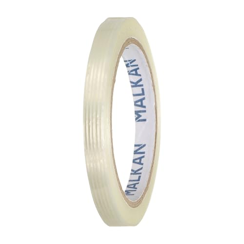 uxcell Filament Strapping Tape 3/8" x 21.9 Yards 5.9 Mil Heavy Duty Striped - size: 3/8 Inch x 21.9 Yards 5.9 Mil
