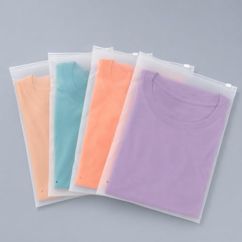 8x10'' Frosted Zipper Bags for Shipping, 50 Pack Packaging Bags, S - color: 50 Pack, size: 8x10'' (S)