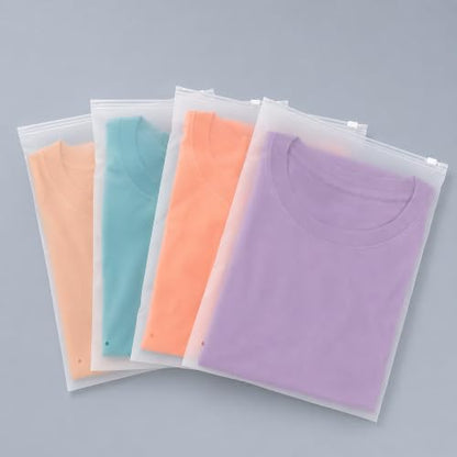 8x10'' Frosted Zipper Bags for Shipping, 50 Pack Packaging Bags, S - color: 50 Pack, size: 8x10'' (S)