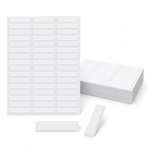 ALL-TAG AM Labels Plain White Security Stickers Compatible with Sensormatic Systems, 5,000 per case