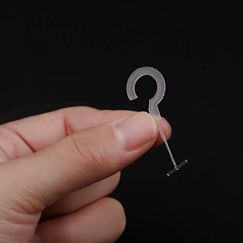 Tenare 1500 Pieces Plastic J Hook Tag Fastener Bulk Tag Gun Refills, 3 Size