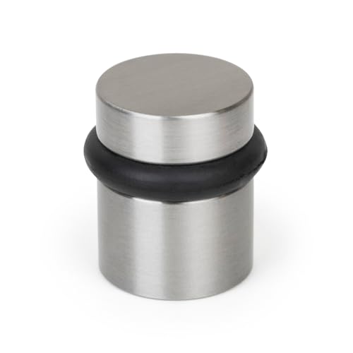 Mega Handles Floor Door Stopper Satin Nickel (1-Pack) - Wall Protector - color: Satin Nickel, size: 1 Pack