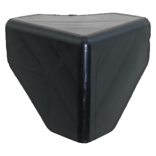 Heyous 24PCS 2.25 Inch Black PP Packaging Edge Protector Suitable for Cardboard Box Cabinet Furniture Door Panels