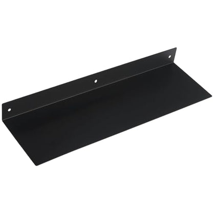 Linear Floating Shelf Wall Mounted Metal Shelves Heavy Duty Industrial Modern Steel Black Linear Metal Wall Shelf Display Shelves for Decorative for Modern Farmhouse Living Room (5-inch X 16-inch) - size: 5"*16"