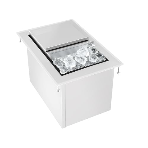 HARDURA Drop-in Stainless Steel Ice Bin
