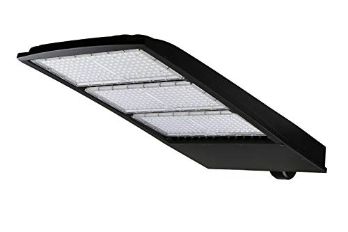 LED Parking Lot Lights 5000K Shoebox Street Pole Lighting Fixture 63000LM - color: 450W/400W/380W + (100-277V 5000K), size: Adjustable Slip Fitter Mount Bracket