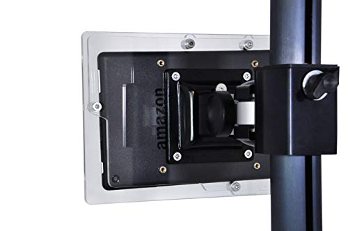 Security Anti-Theft Acrylic VESA Enclosure for Amazon Tablet with Free Wall Mount Kit (Clear, Fire HD 8 2016/2017/2018) - color: Clear, size: HD 8 2016/2017/2018