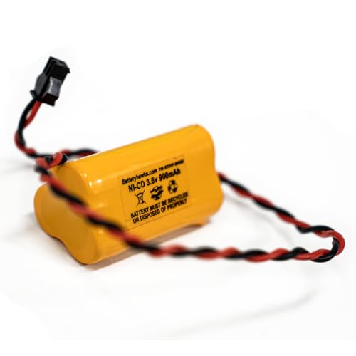 ELB B001 ELBB001 ELB-B001 AA900MAH 3.6v 900mAh Exit Sign Emergency Light NiCad Battery ANIC1566 0253799 (1 Pack, 1, Count) - size: 1 Pack