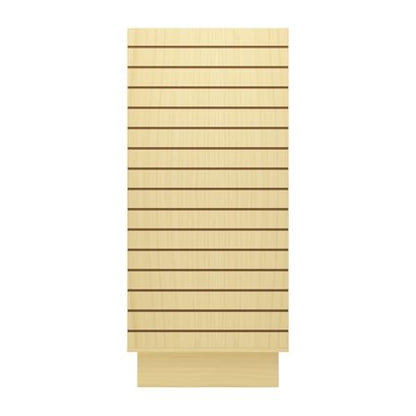 WISDOMFUR H-Unit Slatwall Gondola Display 4 ft (Maple) - color: Maple