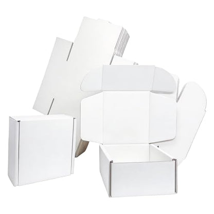 Small White Boxes 4x3x2 Inches 50 Pack - size: 4x3x2 inches