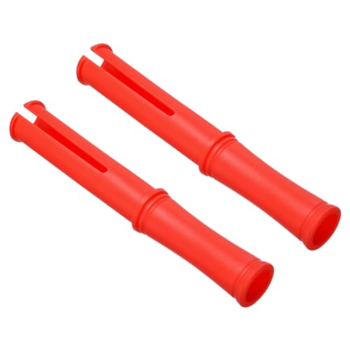 PATIKIL 10inch Shrink Wrap Handle, 2 Pcs Stretch Wrap Dispenser Stretch Film Dispenser Small Hand Dispenser Saver for 1.5 inch Core Furniture Wrapping Moving Packing Warehouses, Red - color: Red