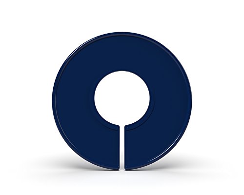 Clothes Size Dividers, Clothing Rack Size Dividers Blank - (10, Navy) - color: Navy