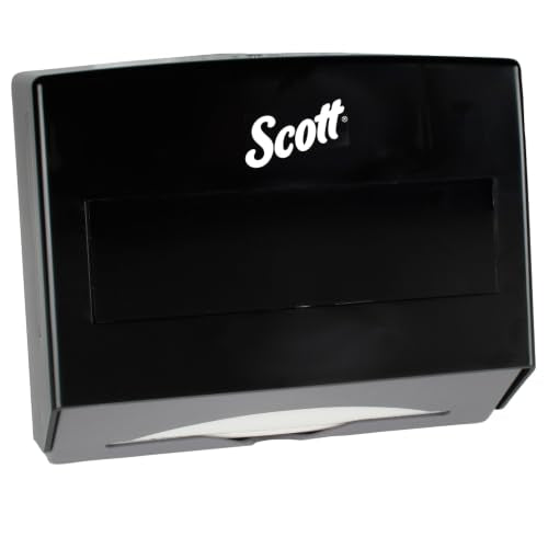 Scott Professional Scottfold Folded Paper Towel Dispenser, Black (09215)