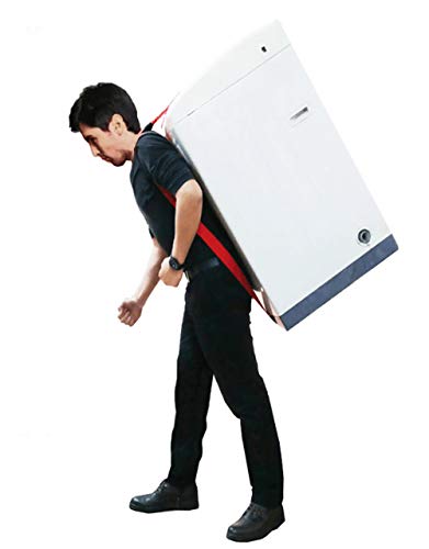 Furniture & Appliances Lifting and Moving Straps for One Person - Heavy Duty Lashing Straps Up to 600lbs - Ergonomic Adjustable Length Grip - Good Helper to Mover Russet