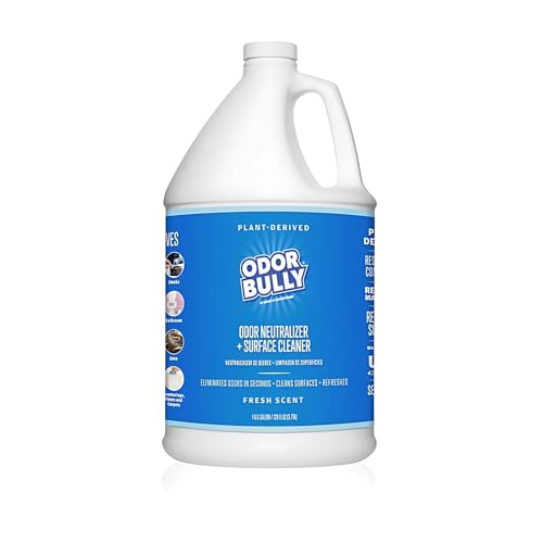 Whip-It Odor Bully Instant Odor Neutralizer - Powerful Plant-Based Formula | Eliminate Stubborn Odors from Home and Car | Fresh Laundry Scent | Dual Purpose Odor Control/Cleaner - 128 oz
