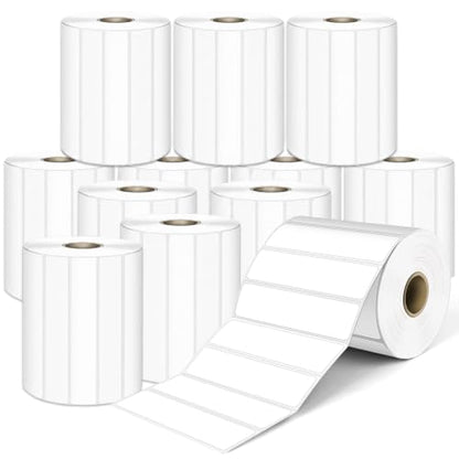 LLIKED 4"x1" Thermal Label, 16800 Strong Adhesive Shipping Labels - size: 4"x1"-12 Rolls