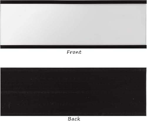 Realth C Channel Magnetic Label Holders 50 Pack 0.78" x 2" - size: 0.78'' x 2'', style: 50 Pack