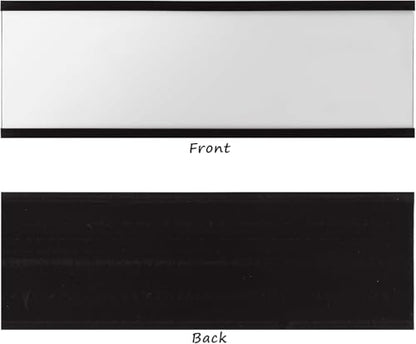 Realth C Channel Magentic Label Holders 50 Pack 0.5" x 2" - size: 0.5'' x 2'', style: 50 Pack