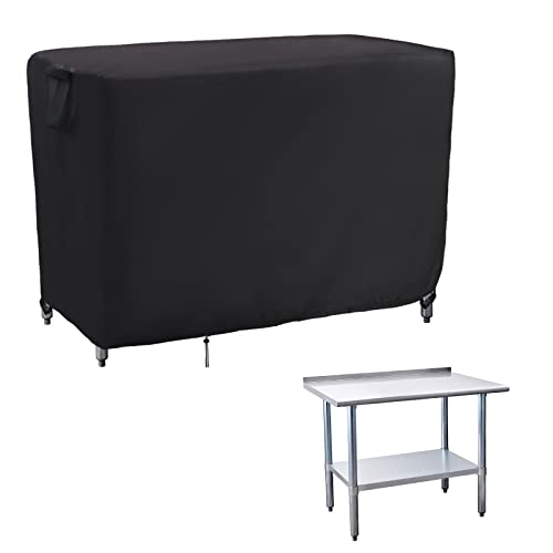 Kingling Outdoor Prep Table Cover 48 Inch Waterproof 48''L x 30''W x 35''H