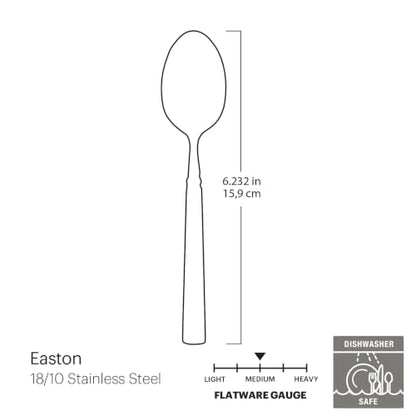 Oneida Silverware Easton 18/10 Flatware Teaspoon, (1-Piece) - style: Teaspoon, 1-Piece