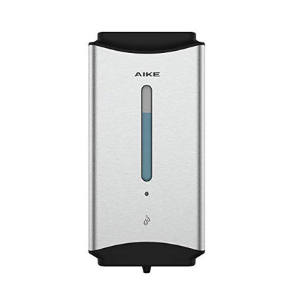 AIKE Heavy Duty Automatic Soap Dispenser,37oz for Bathroom,Brushed Steel - color: Brushed Stainless Steel