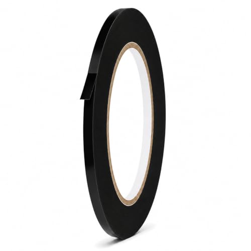 GGR Supplies CVT-536 Black Vinyl Floor Marking Tape, 1/4 x 36 Yards - color: Black, size: 1/4 in. x 36 yds.