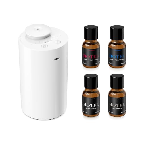 Airversa AN6 Waterless Essential Oil Diffuser Starter Kit, White - color: White2