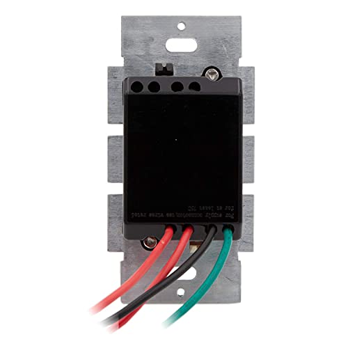Maxxima LED Dimmer Electrical Light Switch, Black, 3-Way/Single Pole Use - color: Black