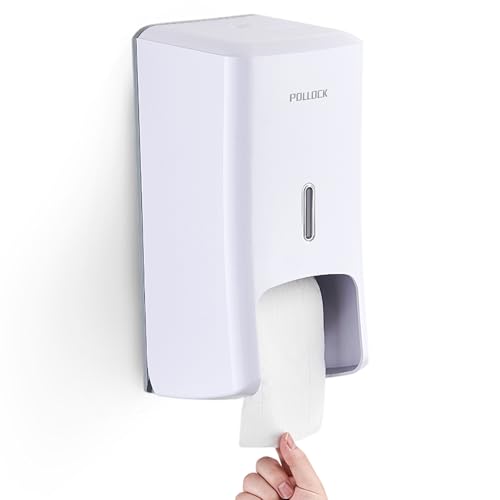 Pollock Commercial Twin Jumbo Toilet Tissue Dispenser - color: Blk-5022-w