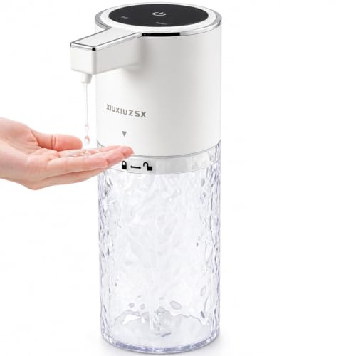 Touchless Automatic Electric Liquid Soap Dispenser - color: White Water‑ripple, size: Liquid