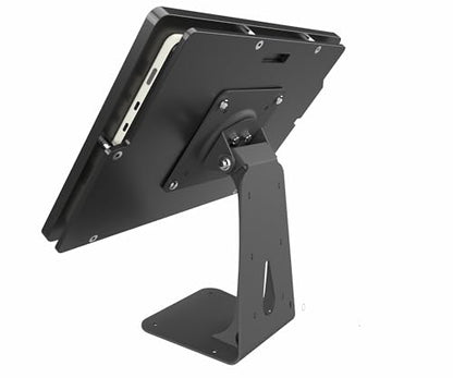 Anti-Theft Acrylic Case with 360 Rotate 180 Swivel Metal Desktop Stand for MS Surface Pro 3/4/5/6/7 Tablet (Black) - color: Black, size: Surface Pro 3/4/5/6/7