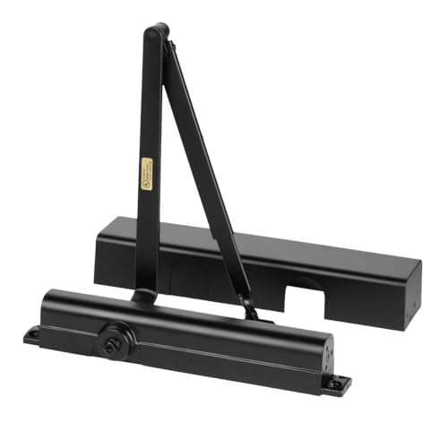 Dynasty 8500 Series Door Closer, Black, Spring 1-6, ADA - style: Black