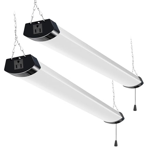 hykolity 4FT 120W LED Shop Light Linkable,13000LM(400w Equivalent) - color: Black, size: 4FT-120W