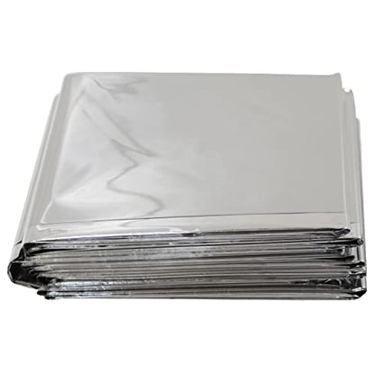 Kemp USA Emergency Mylar Blanket 25 Pack Thermal Reflective Space Blanket