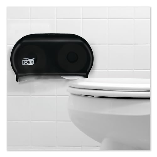 Tork Twin Toilet Paper Roll Dispenser Smoke, 59TR (Pack of 1)