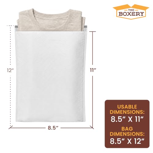 The Boxery 8.5x12" #2 Poly Bubble Mailers 100 Pack, Padded Envelopes, Self Seal, Waterproof Shipping Bags for Shipping & Packaging - size: #2 8.5x12'' (100)