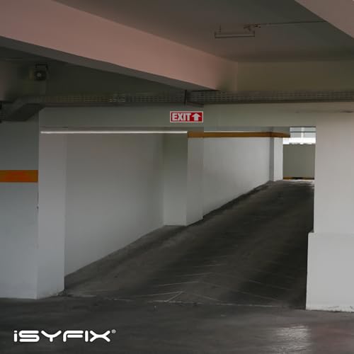 iSYFIX Exit Signs, 12 Pack, 12x4 Inch, Directional Up Arrow Signs - color: Plastic Up, size: 12 Pk 12x4