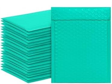 Koja Extra Thick Padded Bubble Mailers, 6x10 in, 25-Pack, Green - color: Green, size: 6 x 10" 25-Pack