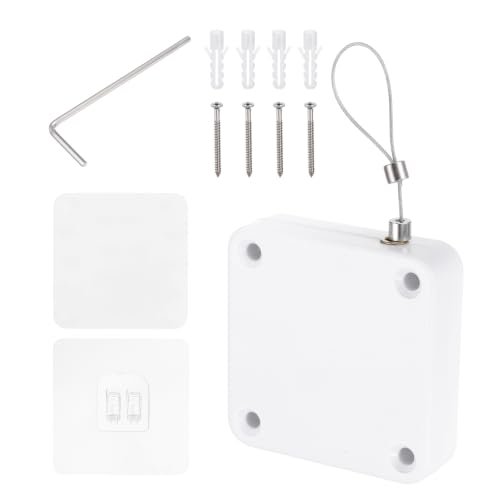 PATIKIL Automatic Sliding Screen Door Closer 3.2 Ft 1000g/10N White 1 Set - color: White, size: 3.2 Ft, 1000g/10N