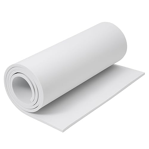8mm EVA Foam Sheets Rolls for Crafts White Cosplay Foam 16x59in - color: 16×59in White, size: 8mm-Thick