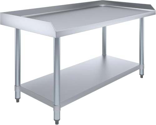 48" x 24" Stainless Steel Equipment Stand, 24" Tall - size: 48"x24"